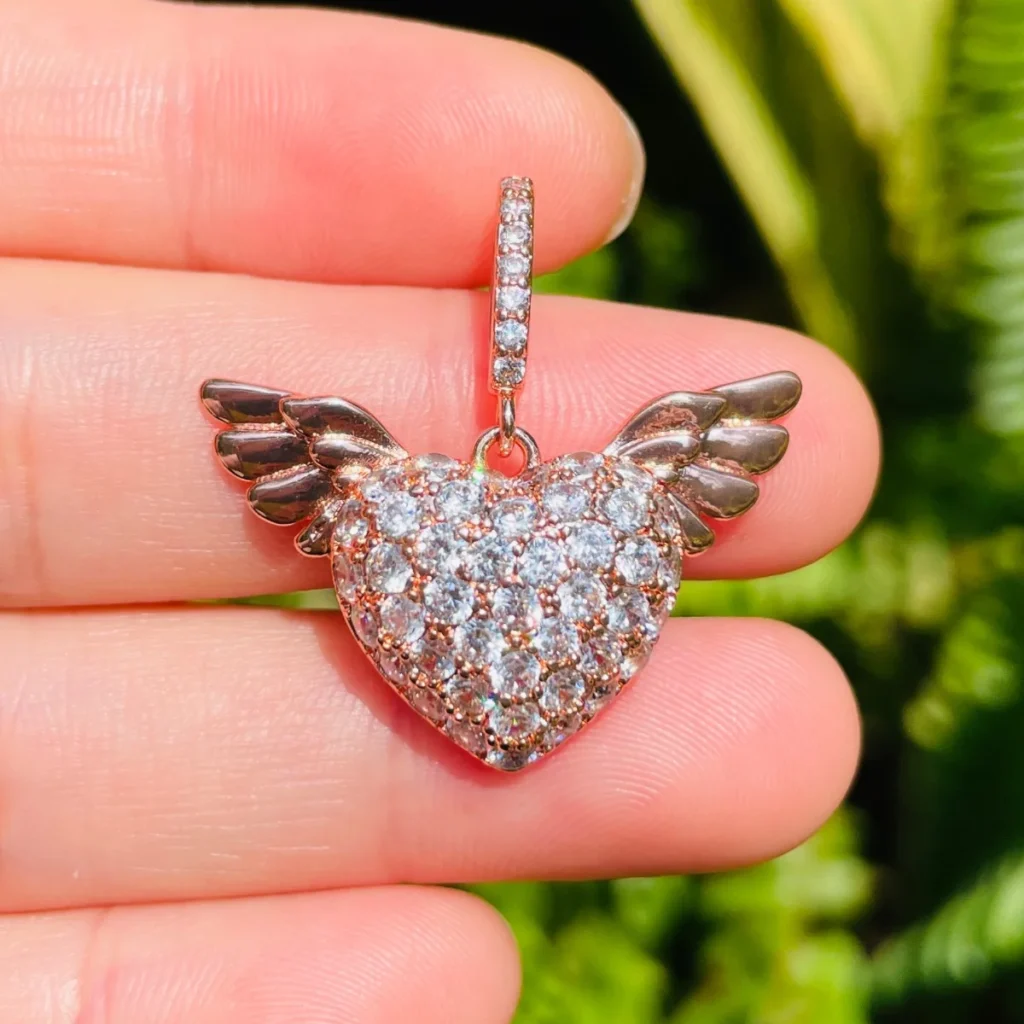 collier coeur manège à bijoux